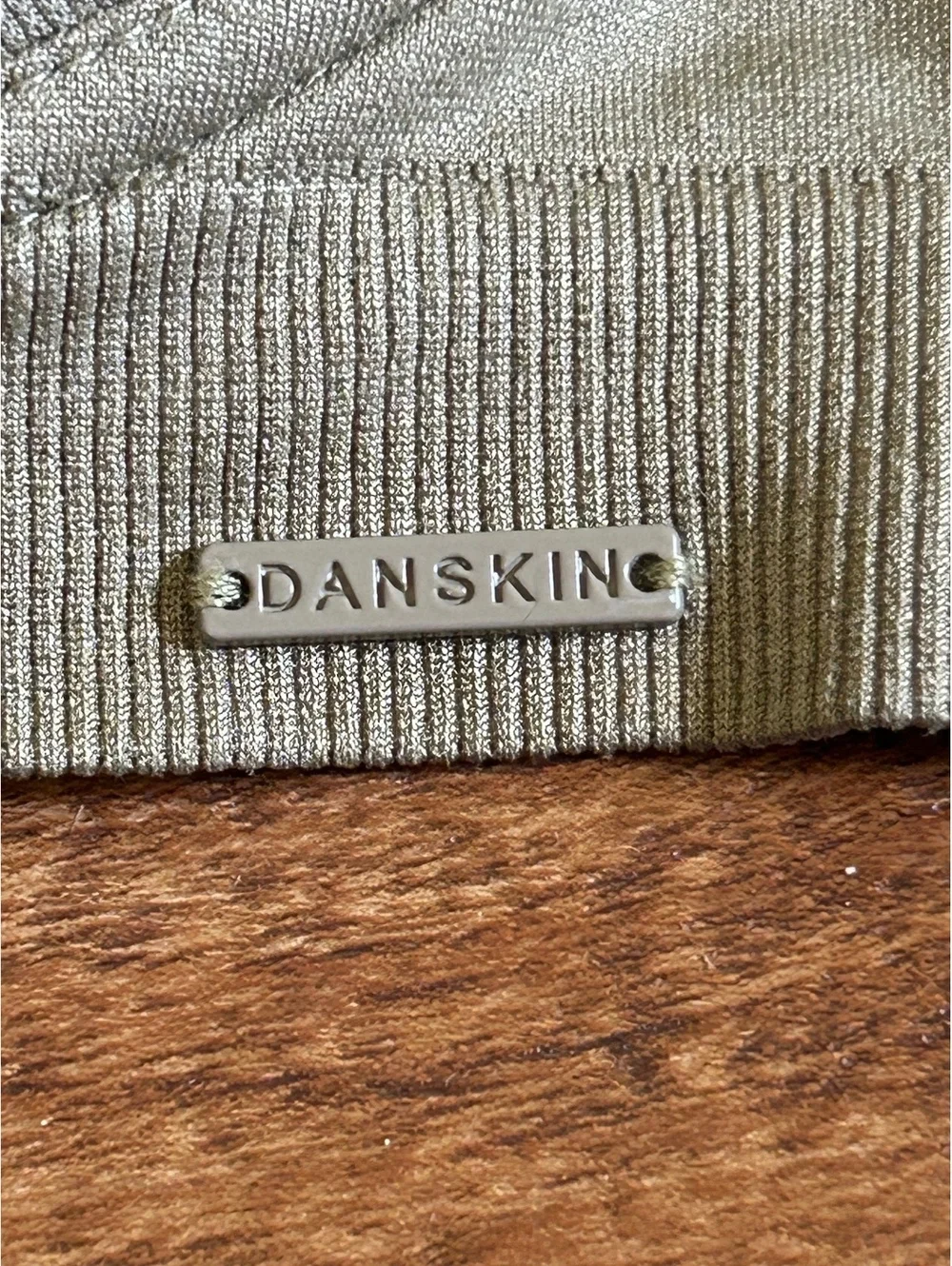 Danskin Intimates Beige and Tan Sports Bras, Size 40D